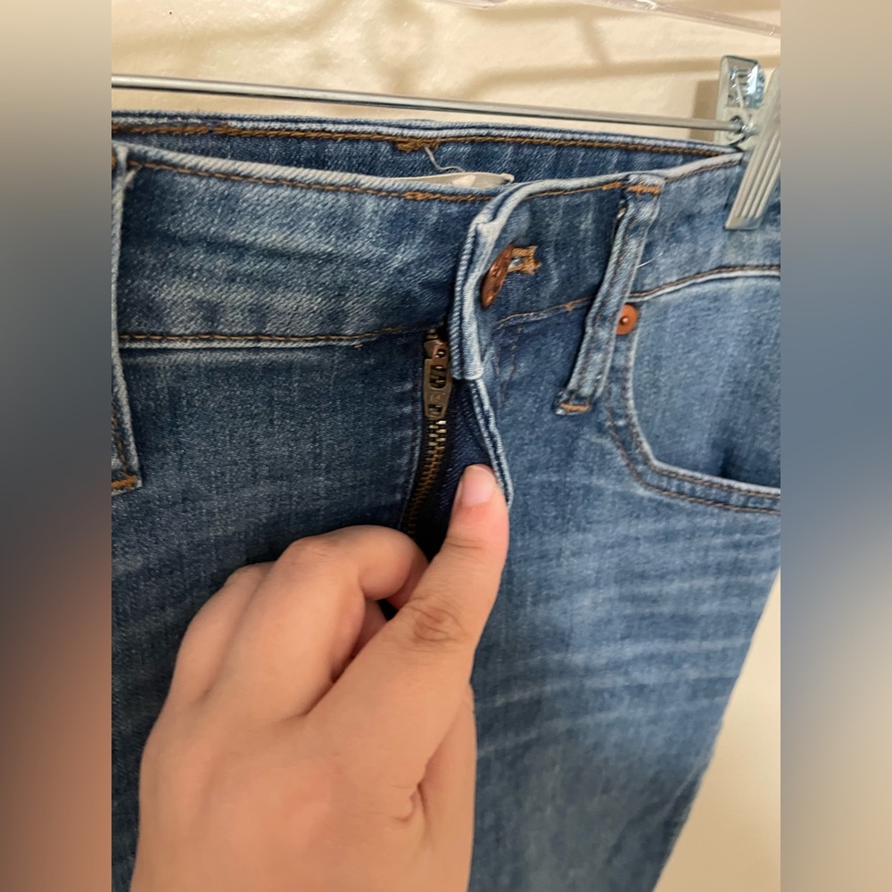 ✨Women’s Madewell Jeans Curvy Cali Demi-Boot Size 25P - Picture 5 of 11